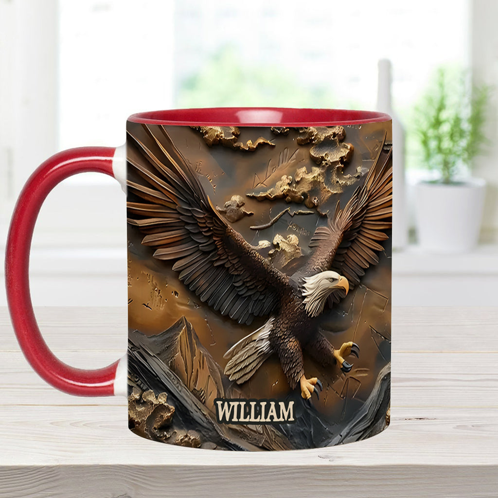 Eagle - Personalized Bald Eagle Accent Mug