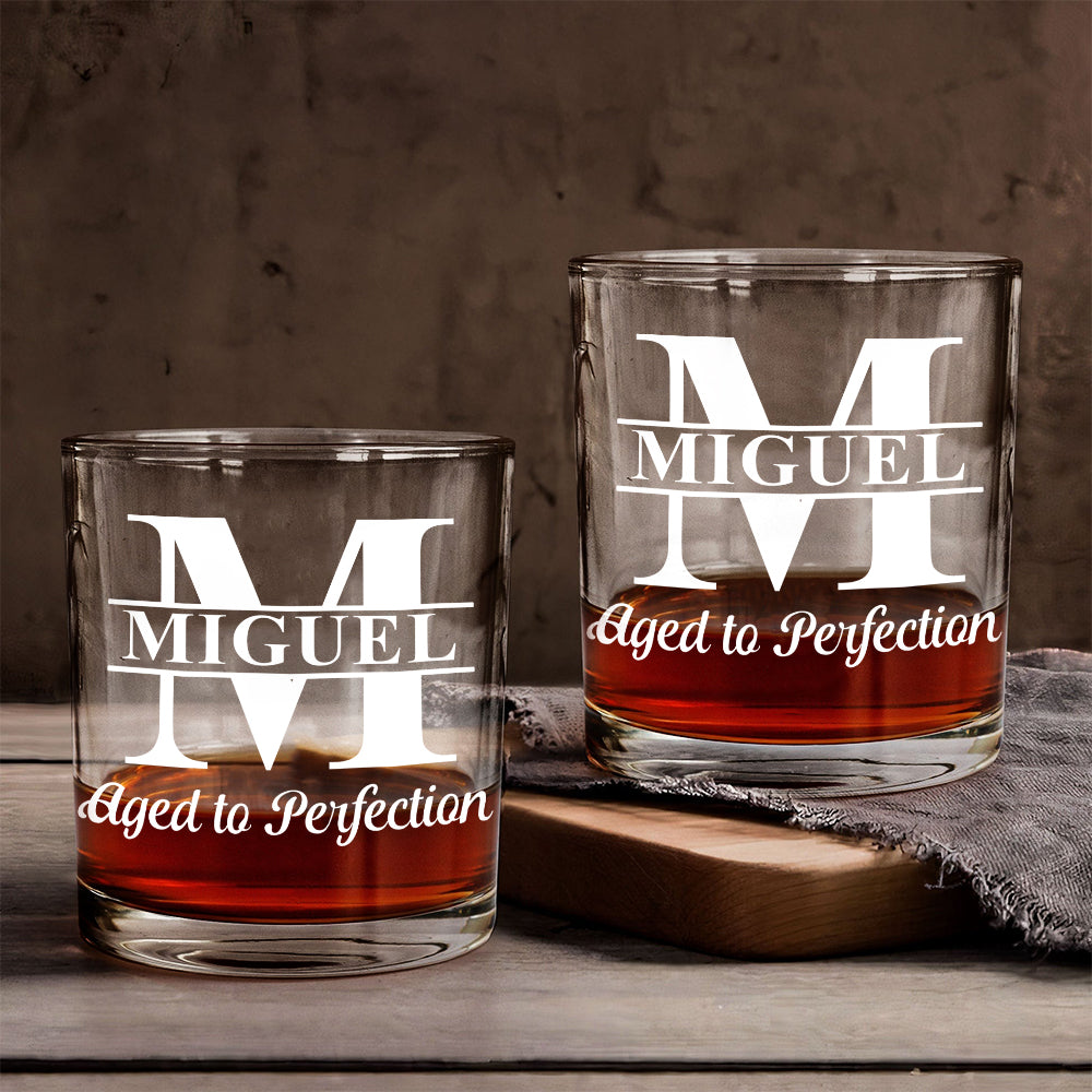 Happy Birthday - Personalized Birthday Whiskey Glass