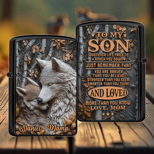 You Are Braver Than You Believe - Personalized Family Lighter