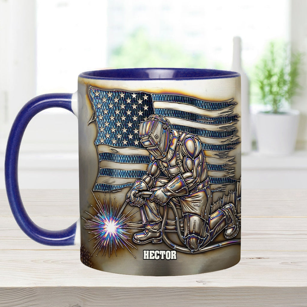 Welder Master - Personalized Welder Accent Mug