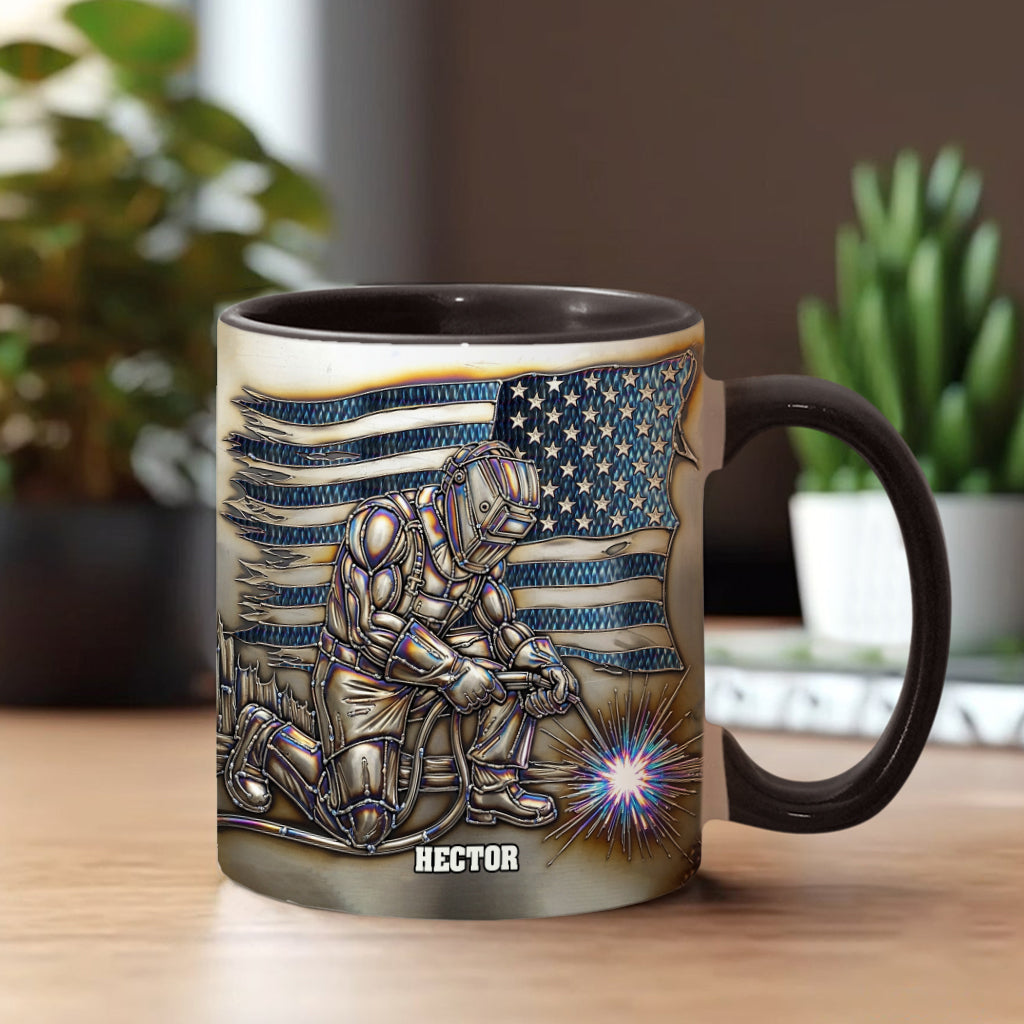 Welder Master - Personalized Welder Accent Mug