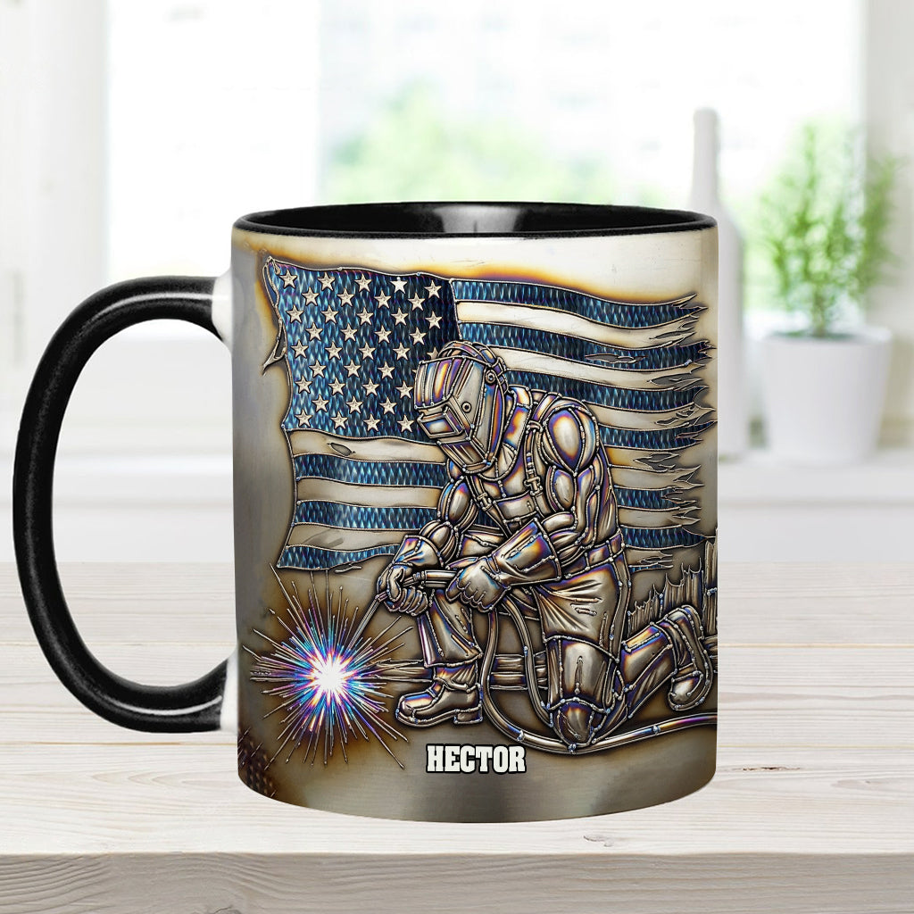 Welder Master - Personalized Welder Accent Mug
