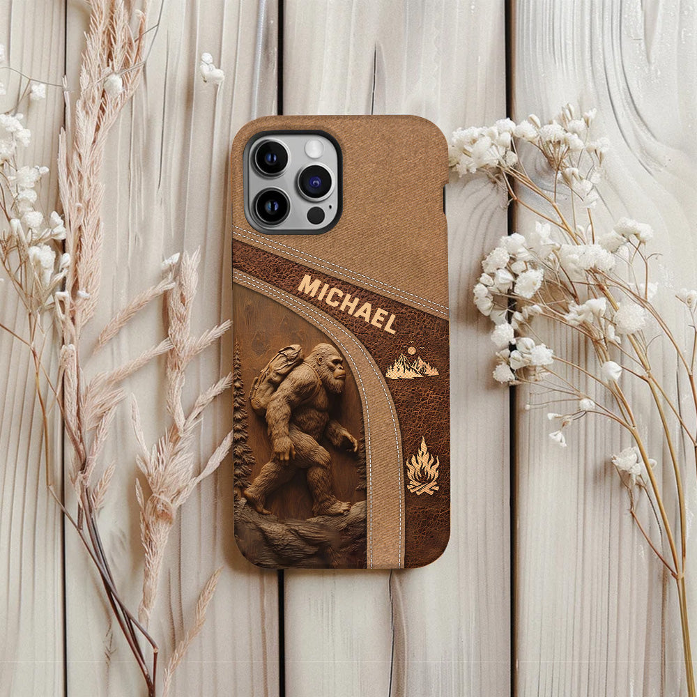 Sasquatch - Personalized Hiking Full Print Phone Case