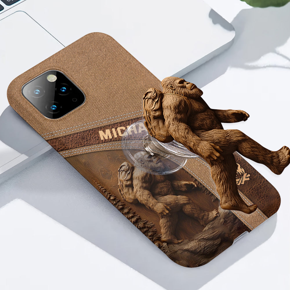 Sasquatch - Personalized Hiking Full Print Phone Case