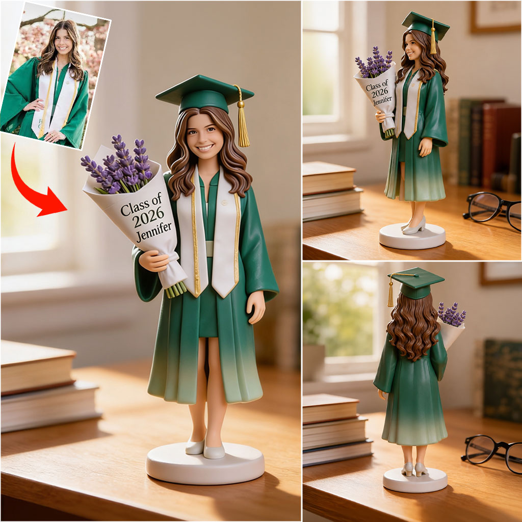 Klasse von - Personalisierte Abschlussfeier Premium 3D Figur