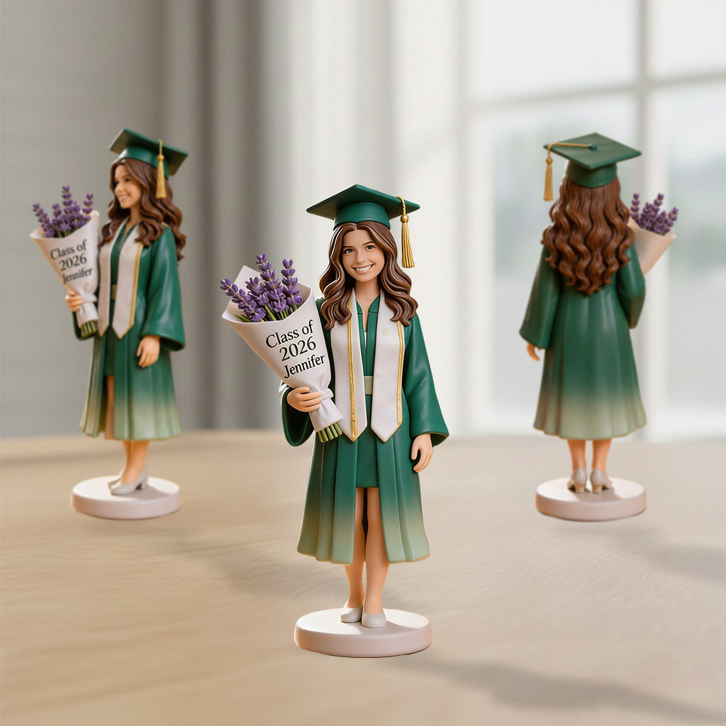 Klasse von - Personalisierte Abschlussfeier Premium 3D Figur