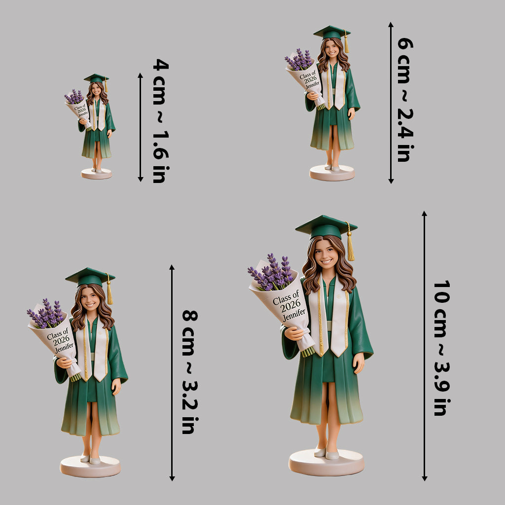 Klasse von - Personalisierte Abschlussfeier Premium 3D Figur