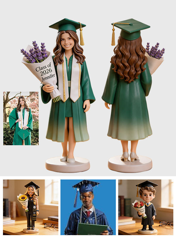 Klasse von - Personalisierte Abschlussfeier Premium 3D Figur