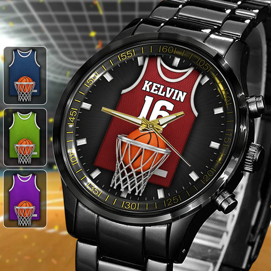 Love Basketball - Personalized Basketball Hand Watch