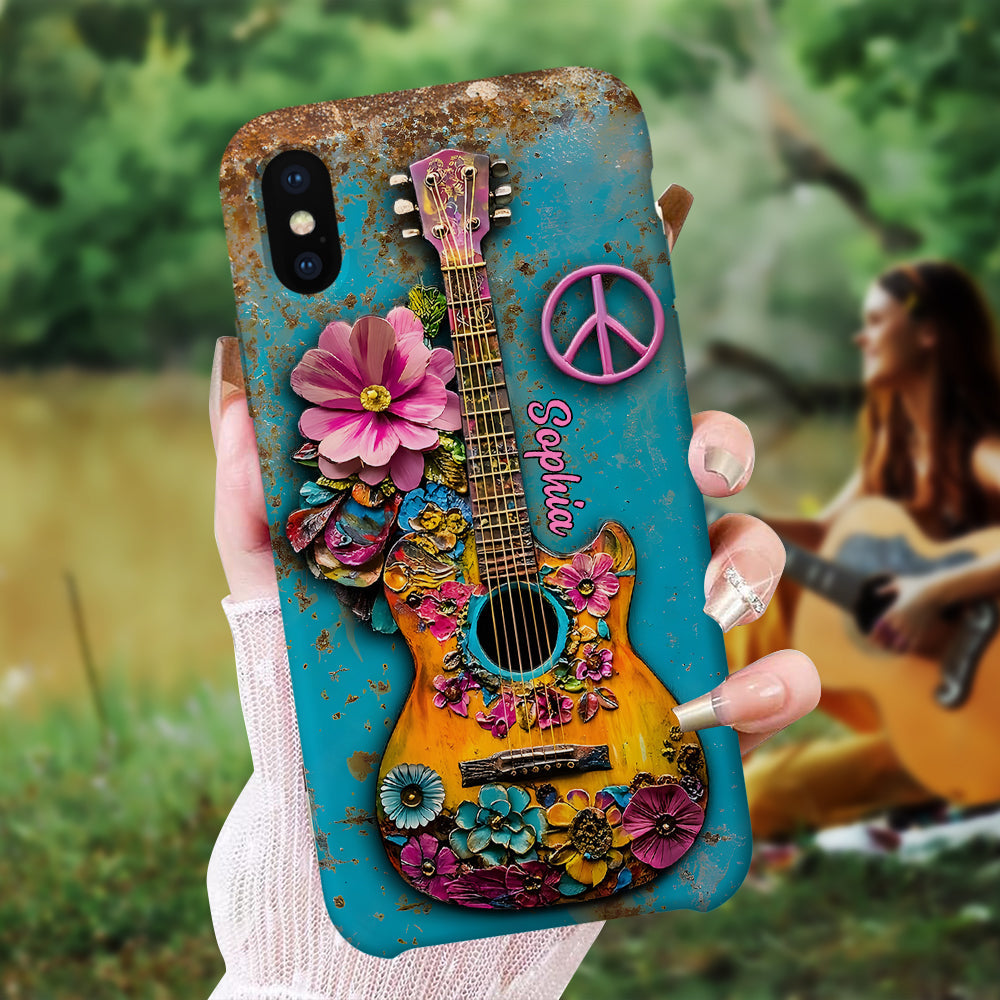 Hippie Soul – Personalisierte Handyhülle mit Hippie-Vollbilddruck