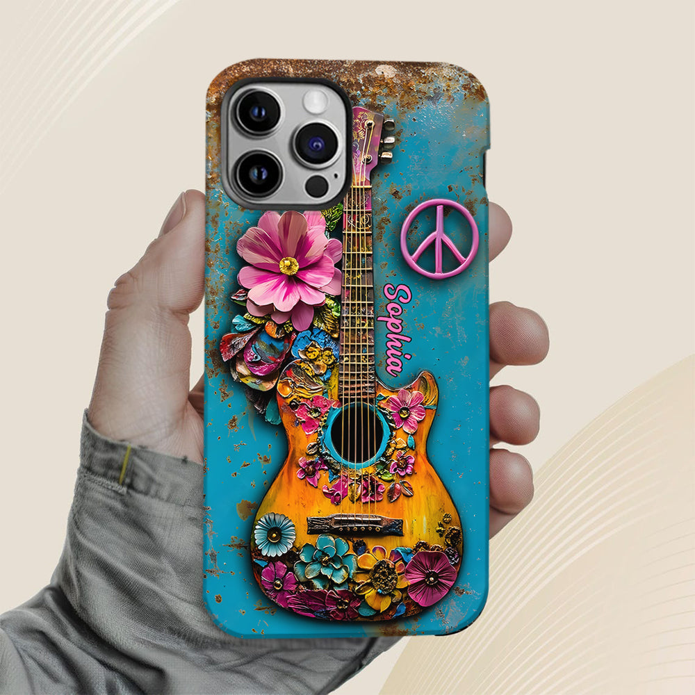 Hippie Soul – Personalisierte Handyhülle mit Hippie-Vollbilddruck