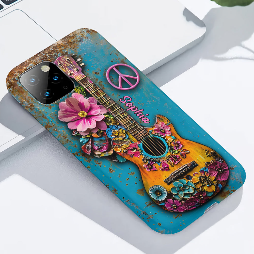 Hippie Soul – Personalisierte Handyhülle mit Hippie-Vollbilddruck