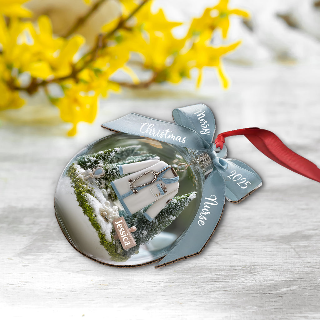 Awesome Nurse - Personalized Nurse Ornament