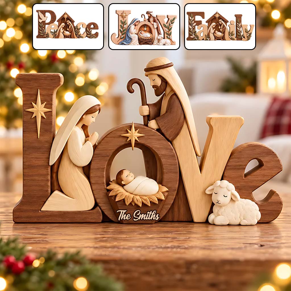 Faith - Personalized Christian Custom Shaped Wood Plaque