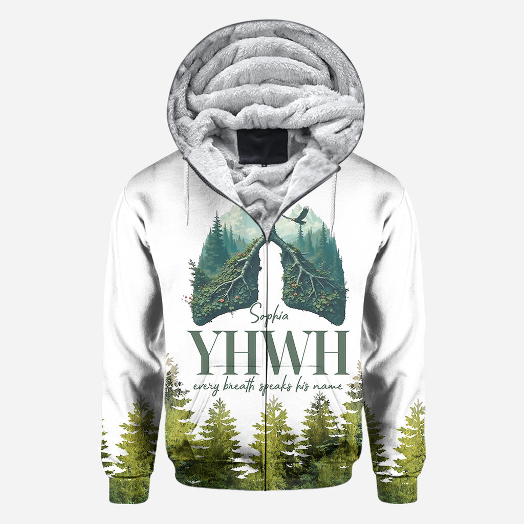 YHWH spricht seinen Namen - Personalisiertes christliches Allover-Shirt