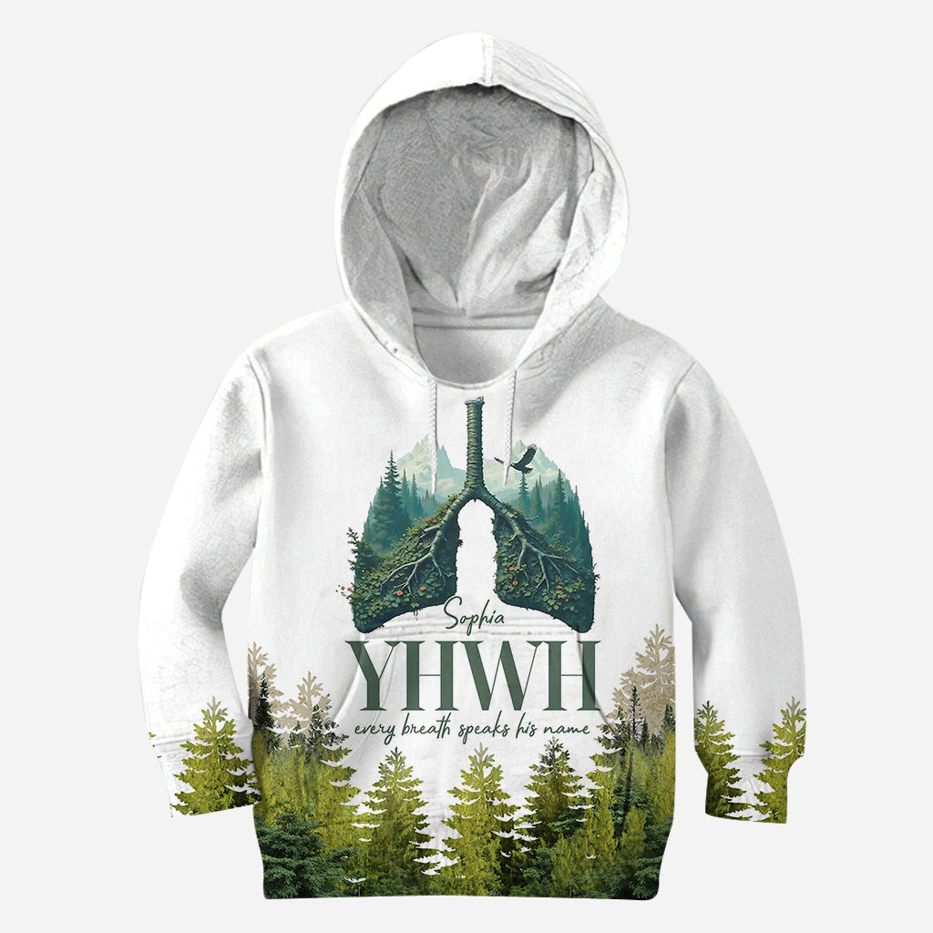 YHWH spricht seinen Namen - Personalisiertes christliches Allover-Shirt