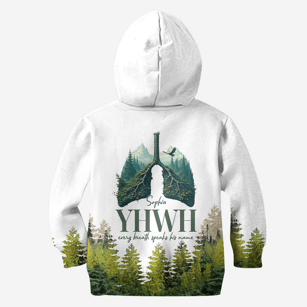 YHWH spricht seinen Namen - Personalisiertes christliches Allover-Shirt