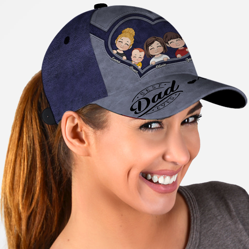Bester Papa aller Zeiten – Personalisierte klassische Vaterkappe