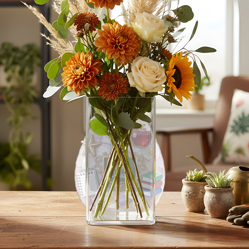Teacher Gifts - Personalized Teacher Acrylic Pot