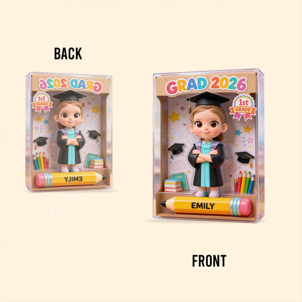 Preschool Kindergarten Graduation - Personalized Kid Custom Shaped Acrylic Plaque