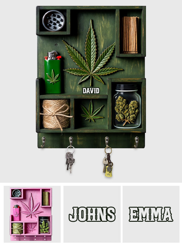 Magic Leaf – Personalisierter, individuell geformter Hängeständer für Cannabis
