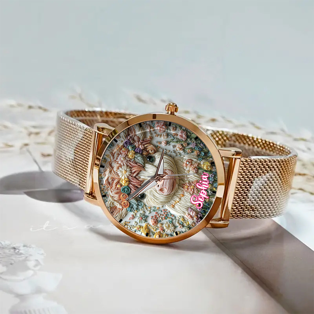 Beautiful Highland Cow - Personalized Highland Cow Women Hand Watch