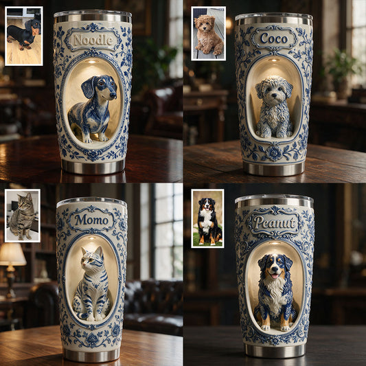 Jedes Foto - Personalisierter Hundetumbler