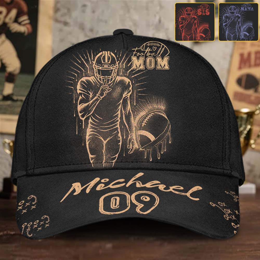 Football Mom Bleach Style - Personalisierte klassische Fußballkappe