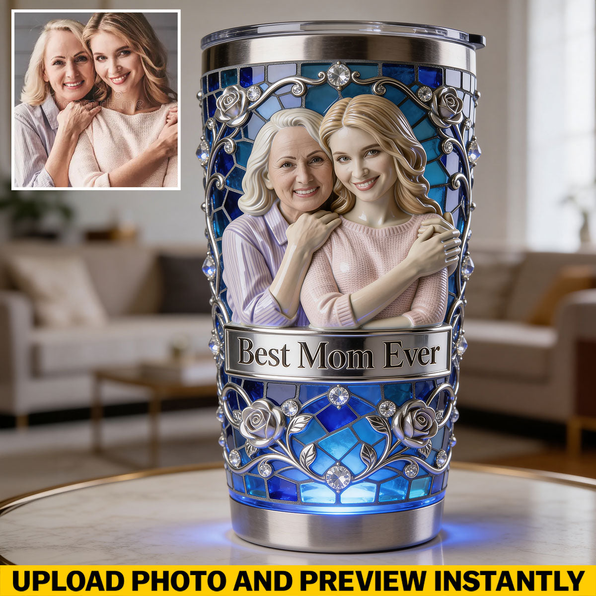 Geschenkidee für Mütter - Personalisierter Mutter-Tumbler
