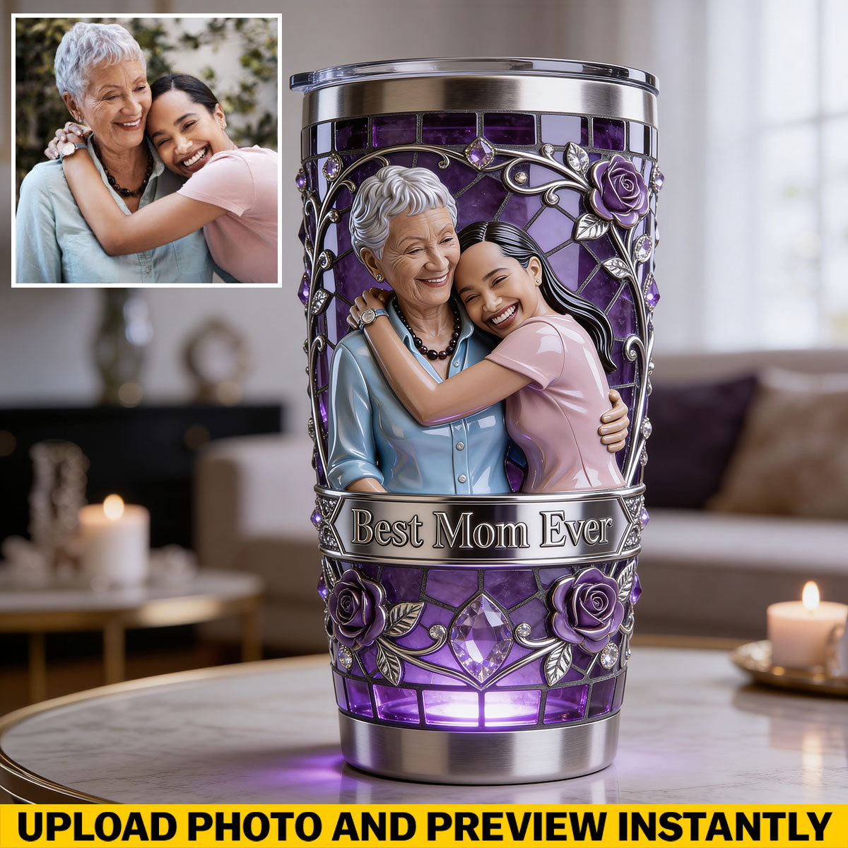 Geschenkidee für Mütter - Personalisierter Mutter-Tumbler