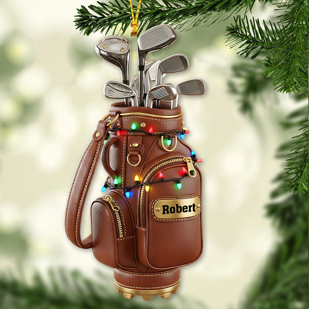 Merry Christmas - Personalized Golf Ornament