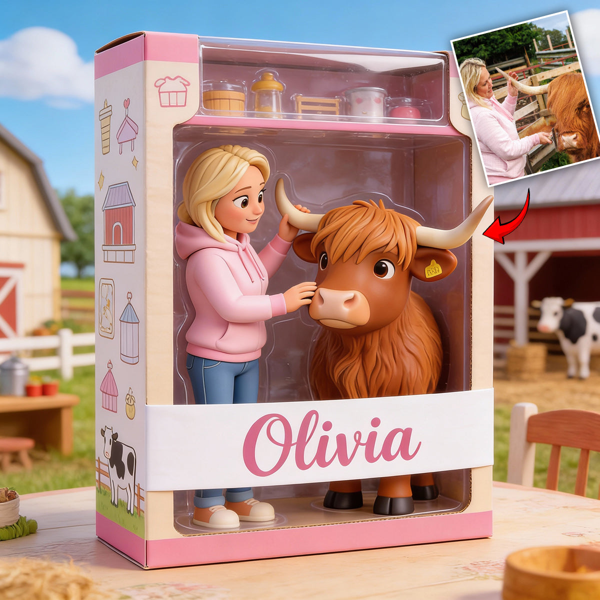 Geschenke für Landwirte – Personalisierte Acrylplakette in individueller Form für Landwirte