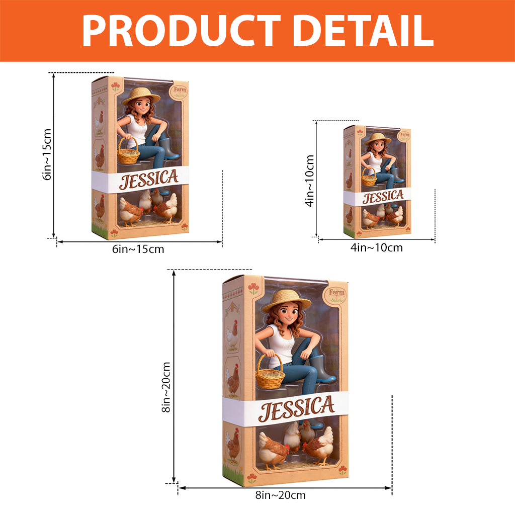 Geschenke für Landwirte – Personalisierte Acrylplakette in individueller Form für Landwirte