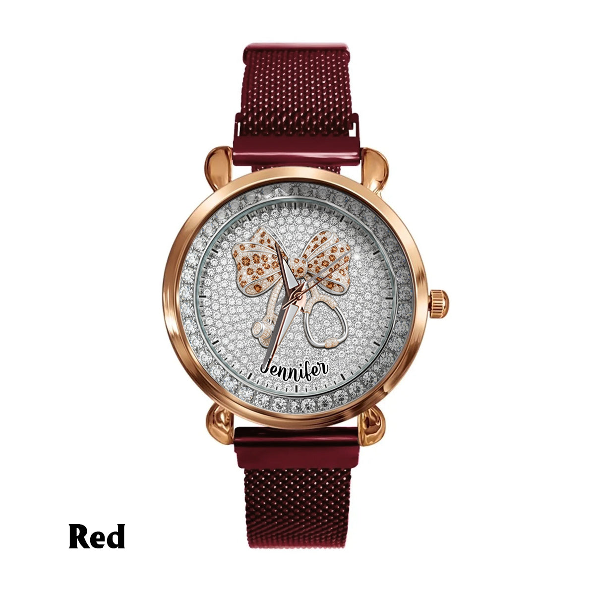 Nurse Life – Personalisierte Armbanduhr für Krankenschwestern 