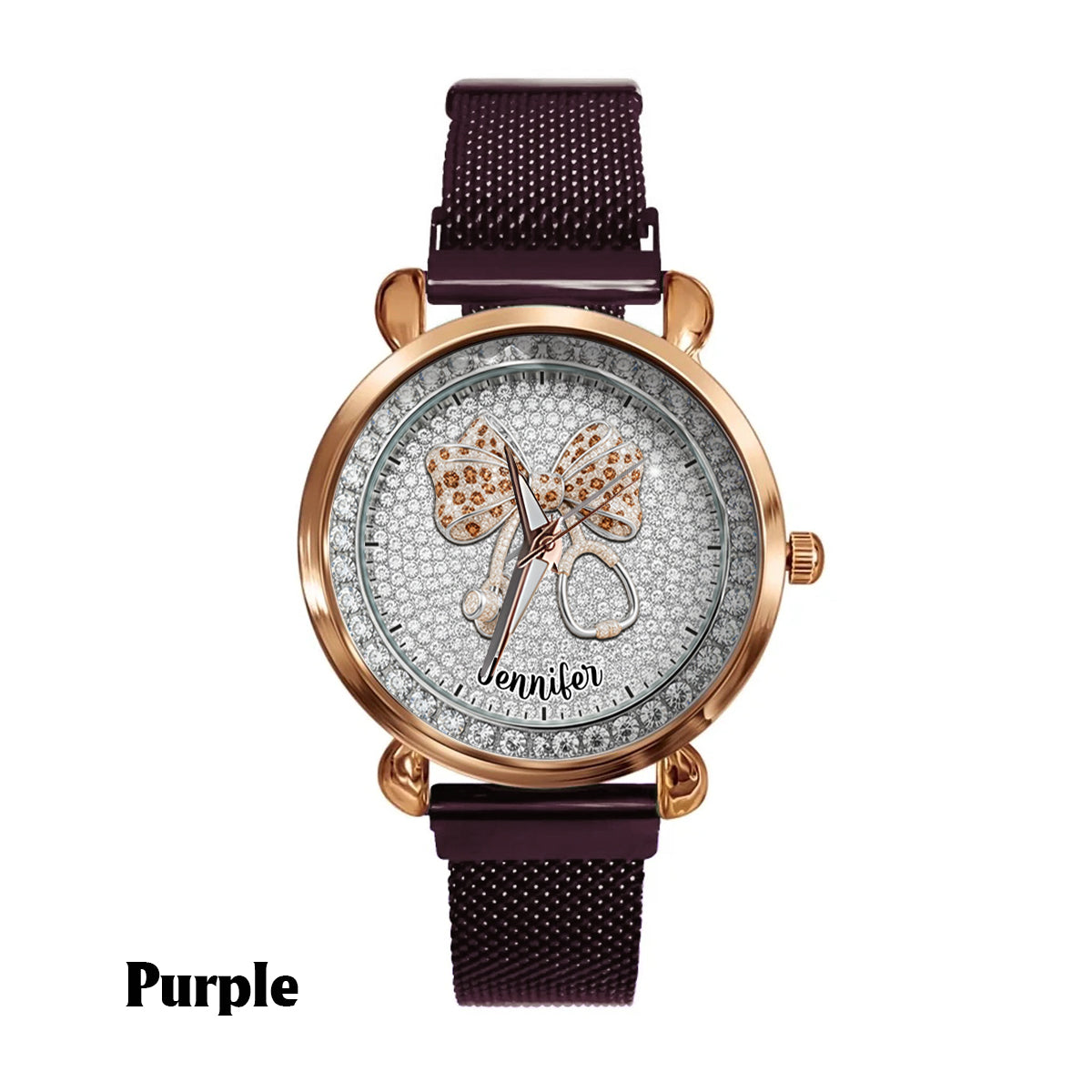 Nurse Life – Personalisierte Armbanduhr für Krankenschwestern 