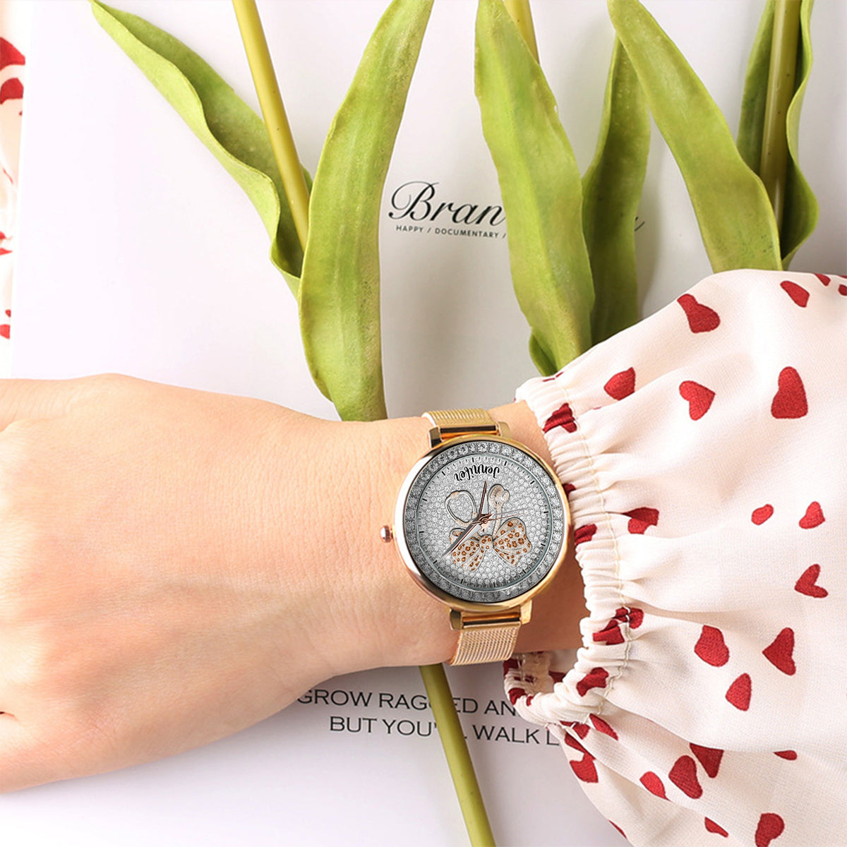 Nurse Life – Personalisierte Armbanduhr für Krankenschwestern 