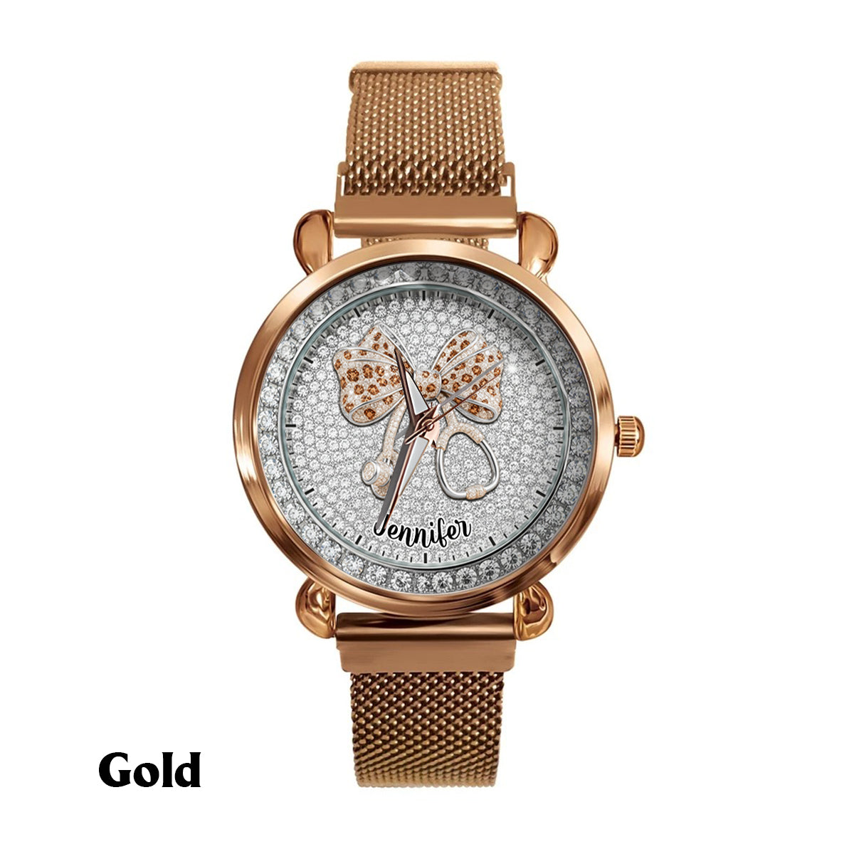 Nurse Life – Personalisierte Armbanduhr für Krankenschwestern 