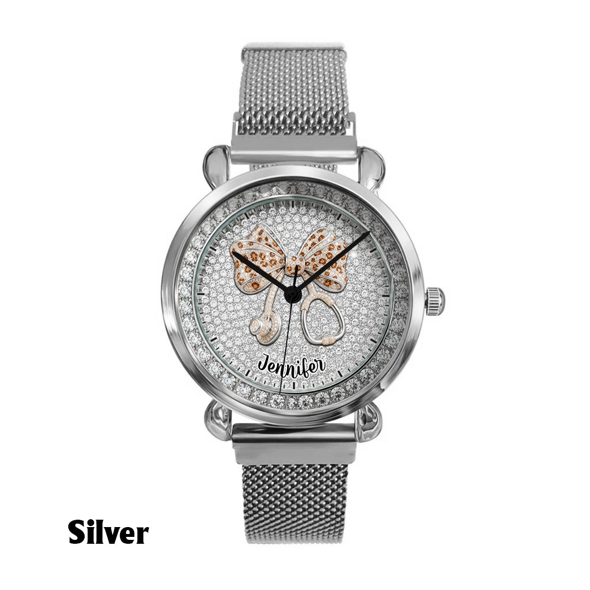 Nurse Life – Personalisierte Armbanduhr für Krankenschwestern 
