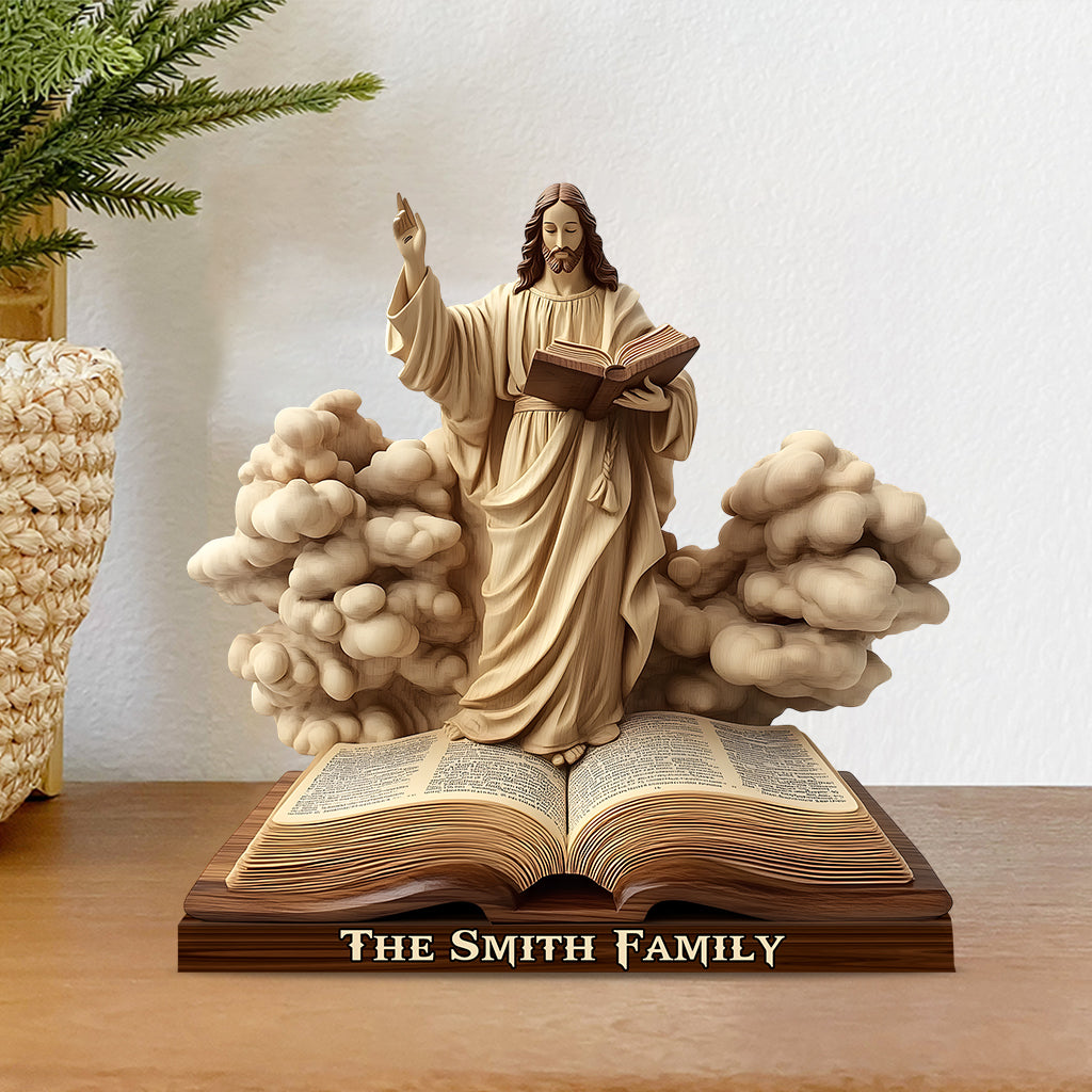 Gott ist immer gut – Personalisierte christliche Acrylplakette in individueller Form