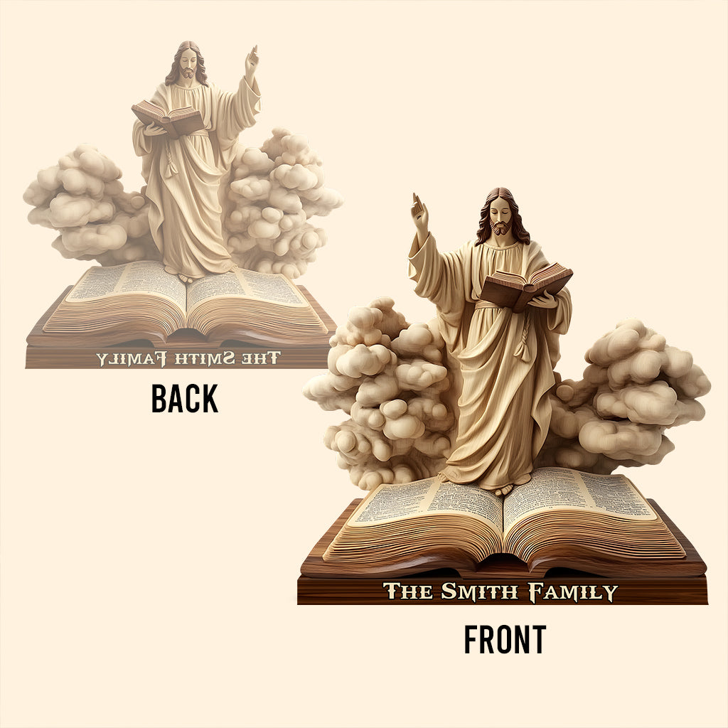 Gott ist immer gut – Personalisierte christliche Acrylplakette in individueller Form