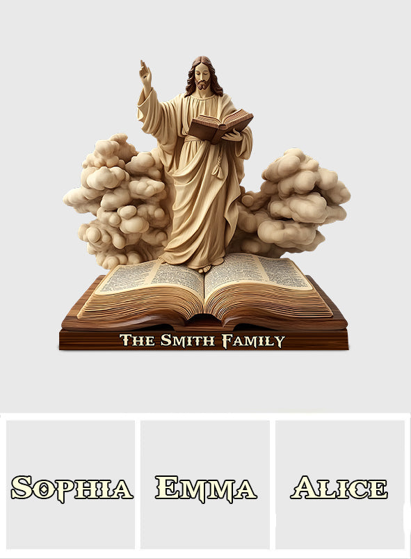 Gott ist immer gut – Personalisierte christliche Acrylplakette in individueller Form