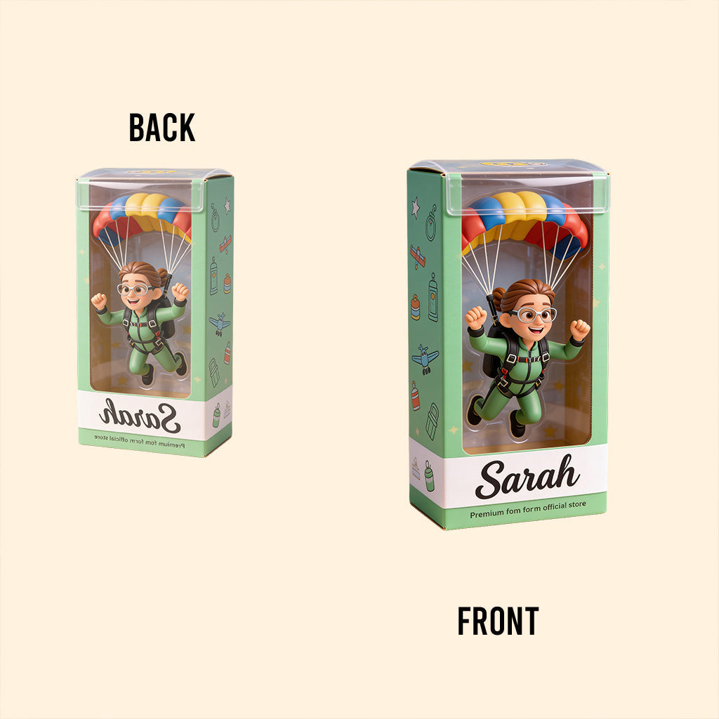 Custom Any Photo - Love Parachute - Personalized Parachute/Paragliding Custom Shaped Acrylic Plaque