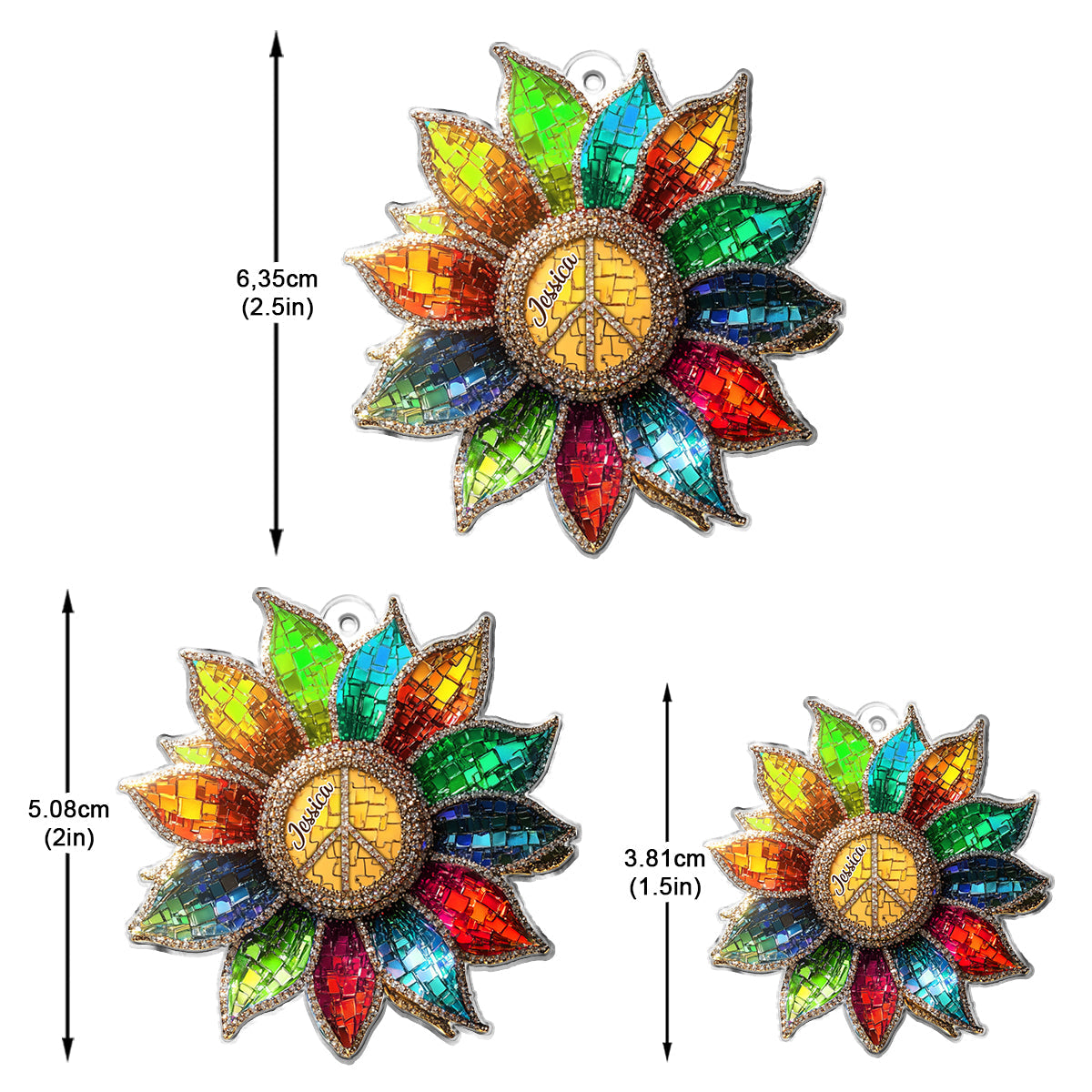 Hippie Soul – Personalisierte Hippie-Ohrringe