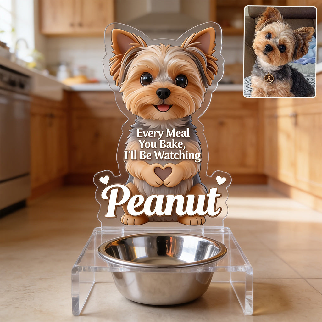 I'll Be Watching You - Personalized Dog Pet Feeder