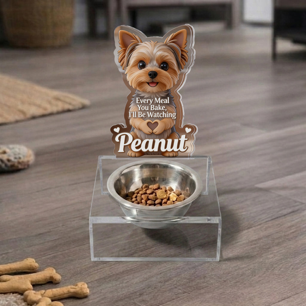 I'll Be Watching You - Personalized Dog Pet Feeder