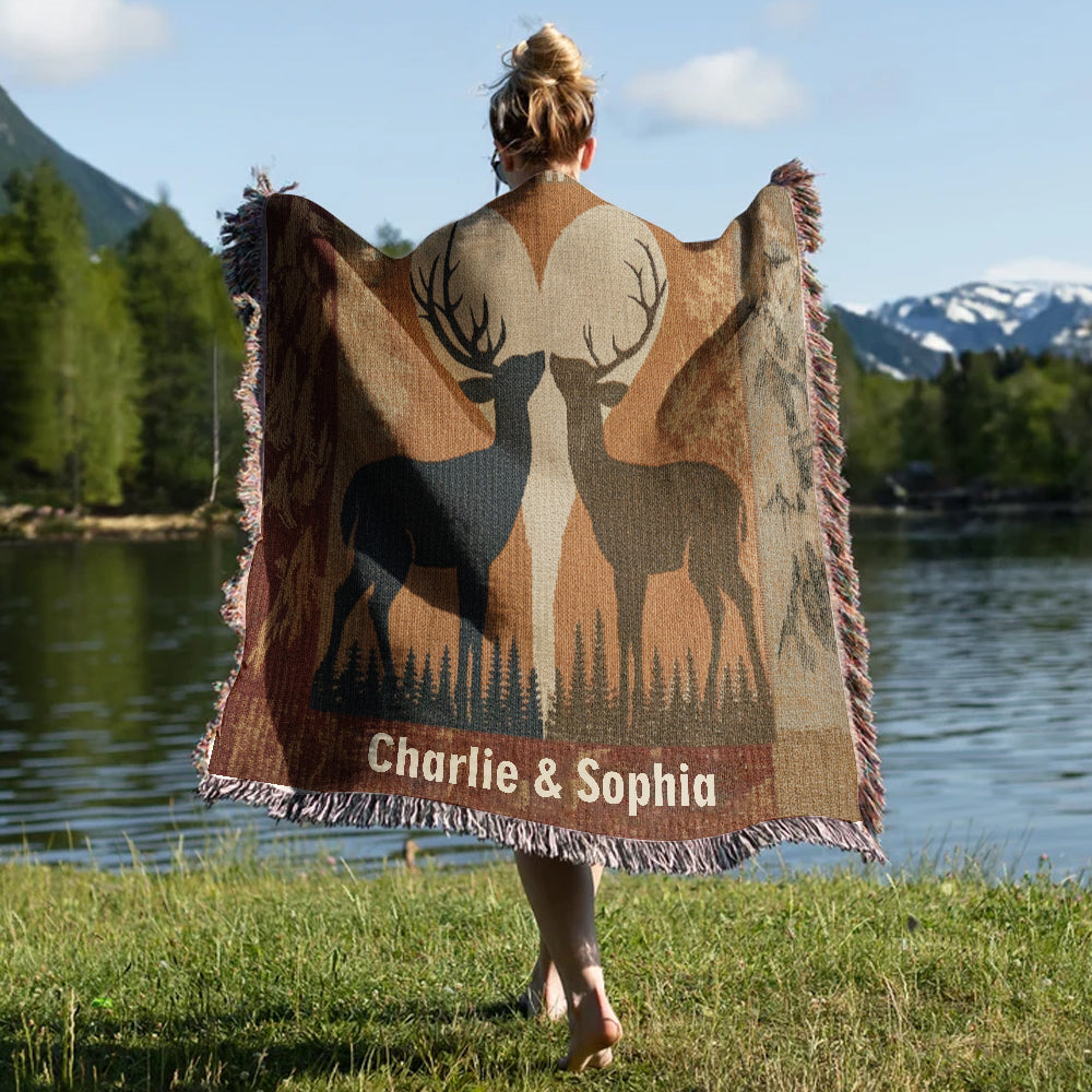 „Du und ich, wir schaffen das“ – personalisierte Partnerdecke