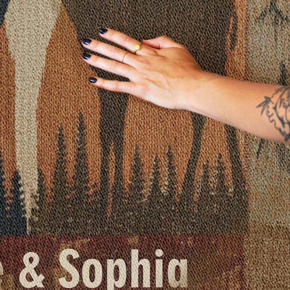 „Du und ich, wir schaffen das“ – personalisierte Partnerdecke