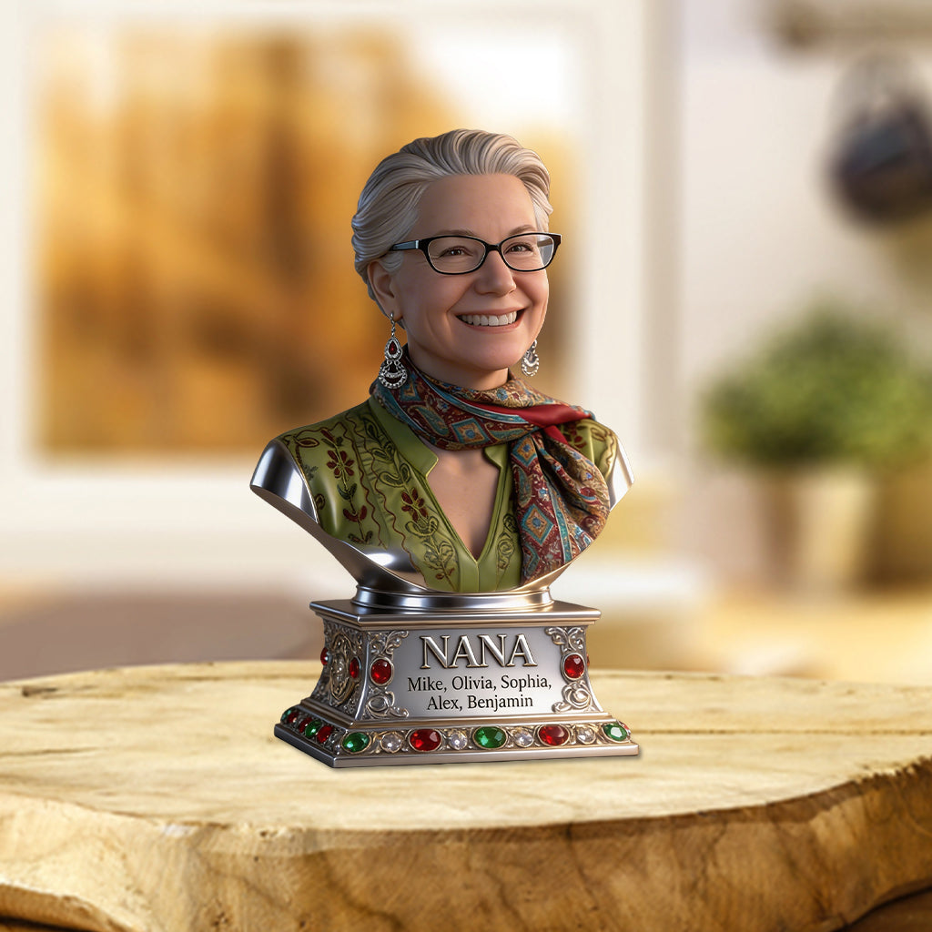 Nana Mother Statue - Personalized Grandma Custom Shaped Acrylic Plaque