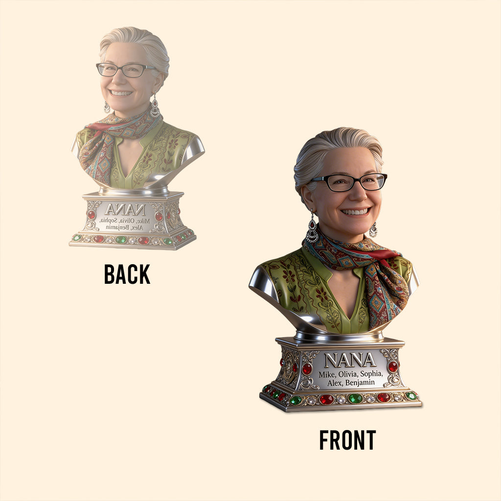 Nana Mother Statue - Personalized Grandma Custom Shaped Acrylic Plaque