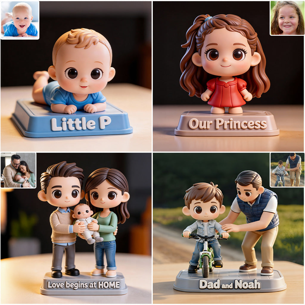 Beliebiges Foto - Personalisierte Acrylplakette in individueller Kinderform